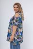 Picture of CURVY GIRL CROSS OFF THE SHOULDER SLEEVE TOP